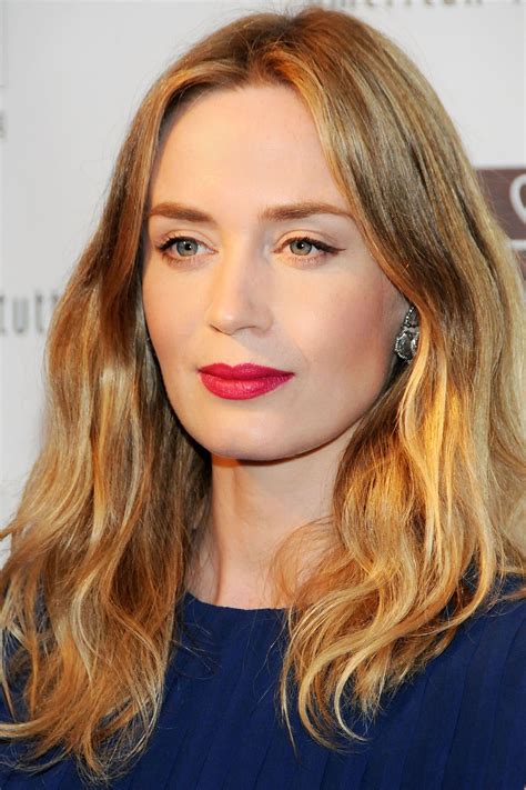 emily blunt hair color.